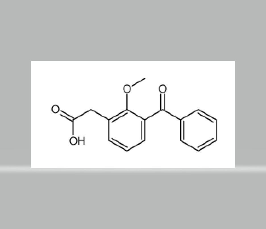 (3-benzoyl-2-methoxyphenyl)acetic acid,(3-benzoyl-2-methoxyphenyl)acetic acid