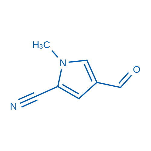 4-甲?；?1-甲基-1H-吡咯-2-甲腈,4-Formyl-1-methyl-1H-pyrrole-2-carbonitrile