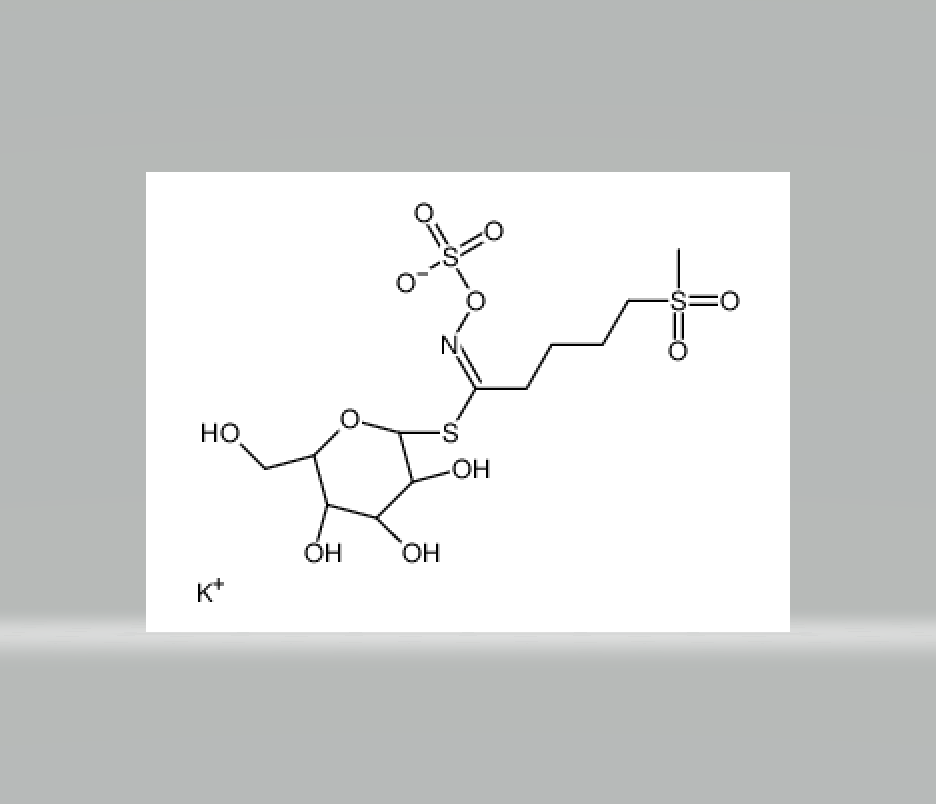 beta-d-Glucopyranose, 1-thio-, 1-[5-(methylsulfonyl)-N-(sulfooxy)pentanimidate], monopotassium salt,beta-d-Glucopyranose, 1-thio-, 1-[5-(methylsulfonyl)-N-(sulfooxy)pentanimidate], monopotassium salt