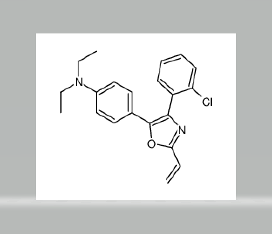 4-[4-(2-chlorophenyl)-2-vinyloxazol-5-yl]-N,N-diethylaniline,4-[4-(2-chlorophenyl)-2-vinyloxazol-5-yl]-N,N-diethylaniline