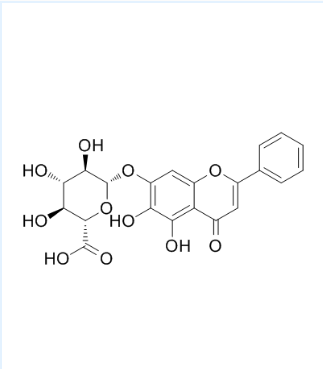 黄芩苷分子式图片