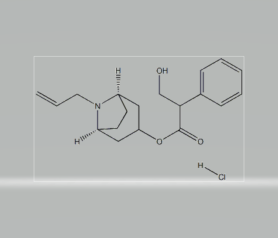 endo-(±)-8-allyl-8-azabicyclo[3.2.1]oct-3-yl (hydroxymethyl)phenylacetate hydrochloride,endo-(±)-8-allyl-8-azabicyclo[3.2.1]oct-3-yl (hydroxymethyl)phenylacetate hydrochloride