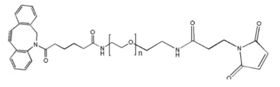 二苯并环辛炔-聚乙二醇-马来酰亚胺,DBCO-PEG-MAL