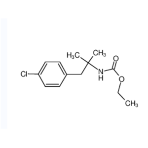 氯福雷司,ethyl N-[1-(4-chlorophenyl)-2-methylpropan-2-yl]carbamate