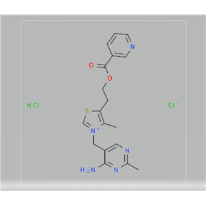 Thiamine, nicotinate (ester), monohydrochloride,Thiamine, nicotinate (ester), monohydrochloride