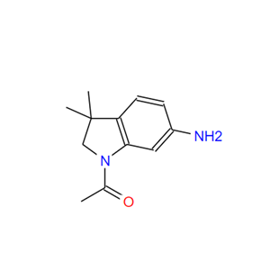 1-乙酰基-6-氨基-3,3-二甲基-2,3-二氢吲哚,1-ACETYL-6-AMINO-3,3-DIMETHYL-2,3-DIHYDRO-INDOLE