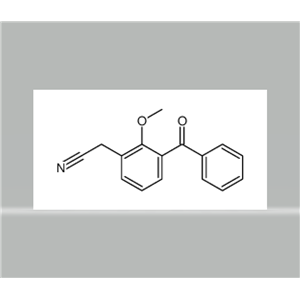 (3-benzoyl-2-methoxyphenyl)acetonitrile
