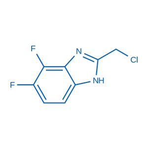 2-(氯甲基)-4,5-二氟-1H-苯并[d]咪唑,2-(Chloromethyl)-4,5-difluoro-1H-benzo[d]imidazole