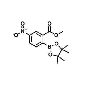 5-硝基-2-(4,4,5,5-四甲基-1,3,2-二氧杂硼杂环戊烷-2-基)苯甲酸甲酯