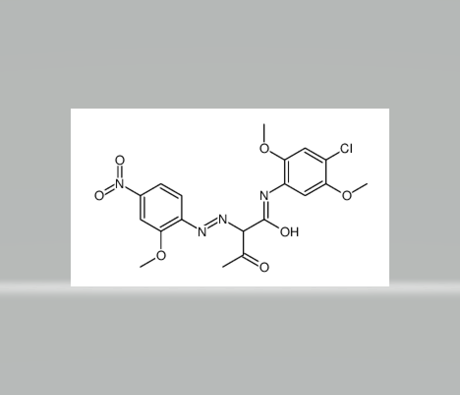 N-(4-chloro-2,5-dimethoxyphenyl)-2-[(2-methoxy-4-nitrophenyl)azo]-3-oxobutyramide,N-(4-chloro-2,5-dimethoxyphenyl)-2-[(2-methoxy-4-nitrophenyl)azo]-3-oxobutyramide