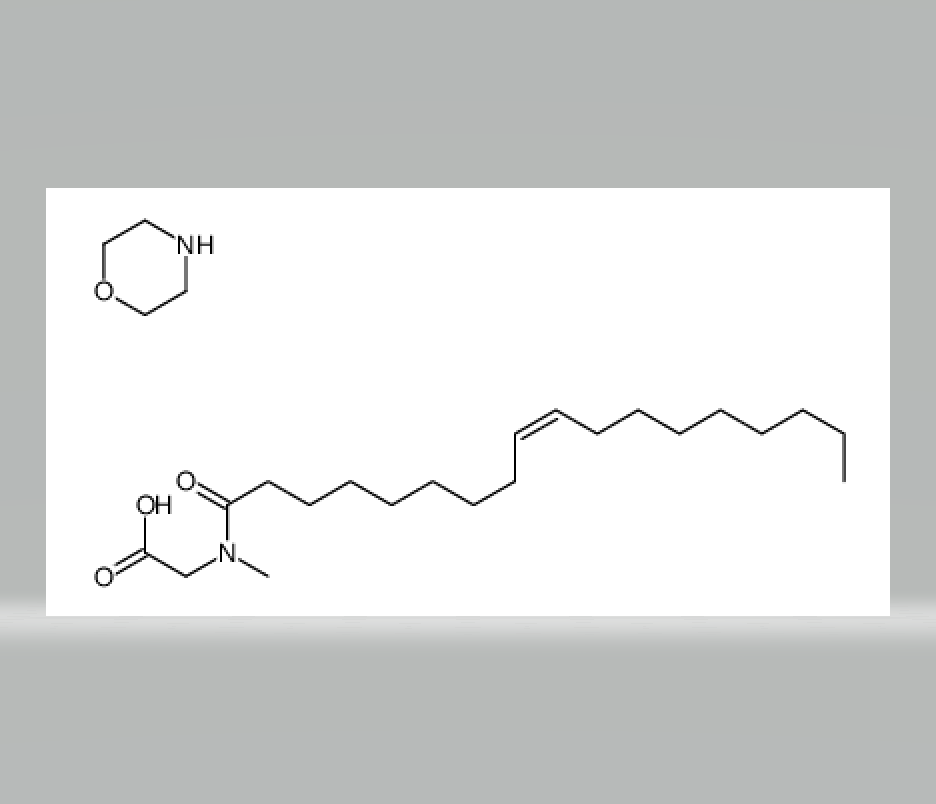 (Z)-N-methyl-N-(1-oxo-9-octadecenyl)glycine, compound with morpholine (1:1),(Z)-N-methyl-N-(1-oxo-9-octadecenyl)glycine, compound with morpholine (1:1)