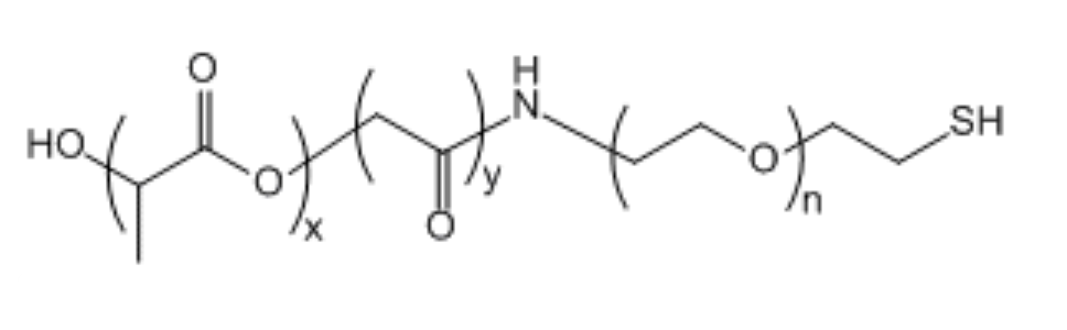聚(乳酸-共-乙醇酸)(5K)-聚乙二醇-巰基,PLGA(5K)-PEG-SH
