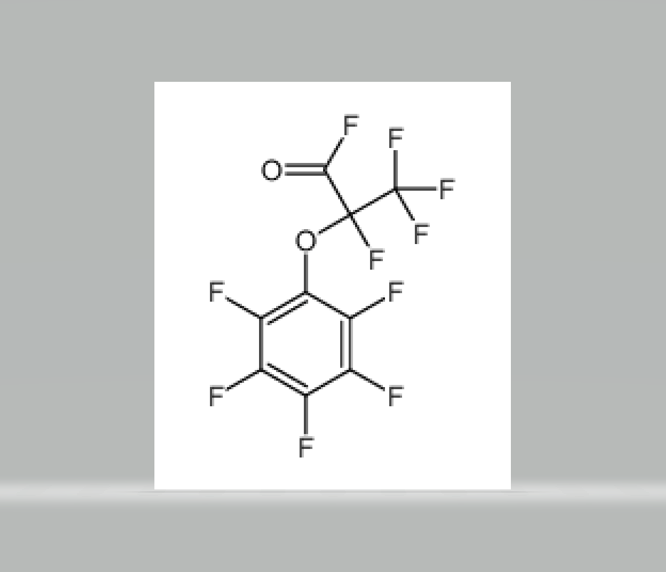 2,3,3,3-tetrafluoro-2-(pentafluorophenoxy)propionyl fluoride,2,3,3,3-tetrafluoro-2-(pentafluorophenoxy)propionyl fluoride