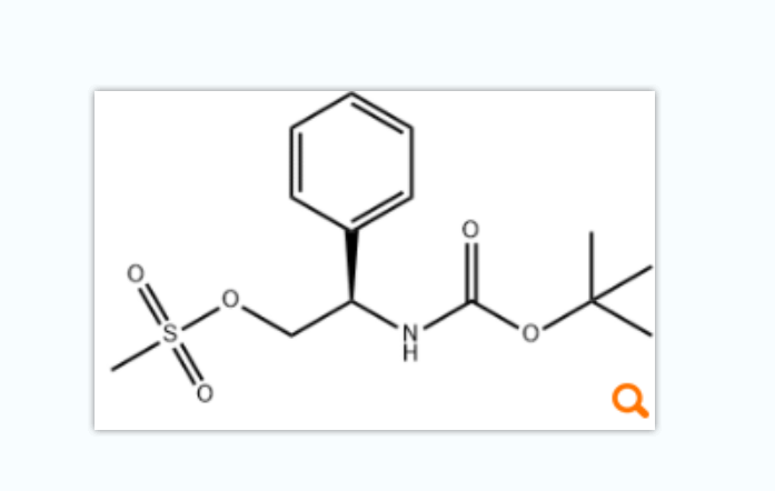 N-[(1R)-2-[(甲基磺酰基)氧基]-1-苯基乙基]氨基甲酸叔丁酯;噁拉戈利中间体,N-[(1R)-2-[(Methylsulfonyl)oxy]-1-phenylethyl]carbamic acid 1,1-dimethylethyl ester
