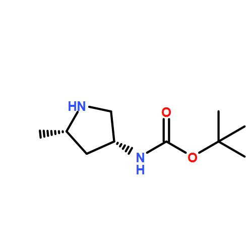 tert-butyl ((3R,5S)-5-methylpyrrolidin-3-yl)carbamate