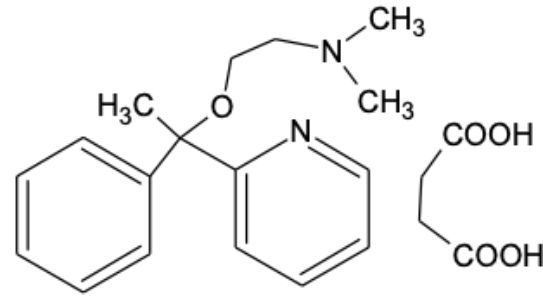 琥珀酸多西拉敏,Doxylamine succinate