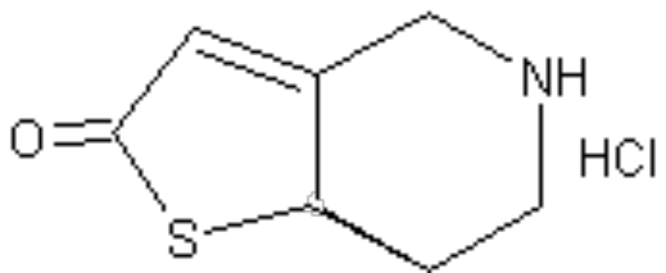 5,6,7,7A-四氫噻吩[3,2-C]吡啶-2(4H)-酮鹽酸鹽,5,6,7,7a-Tetrahydro-thieno[3,2-c]pyridin-2(4H)-one Hydrochloride