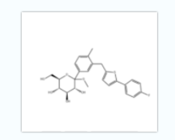 甲基 1-C-[3-[[5-(4-氟苯基)-2-噻吩基]甲基]-4-甲基苯基]-D-吡喃葡萄糖苷,1-C-[3-[[5-(4-fluorophenyl)-2-thienyl]methyl]-4-methylphenyl]-D-glucopyranoside