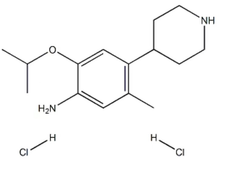 5-甲基-2-(1-甲基乙氧基)-4-(4-哌啶)-苯胺二盐酸盐,5-Methyl-2-(1-Methylethoxy)-4- (4-piperidinyl)- BenzenaMine hydrochloride (1:2)