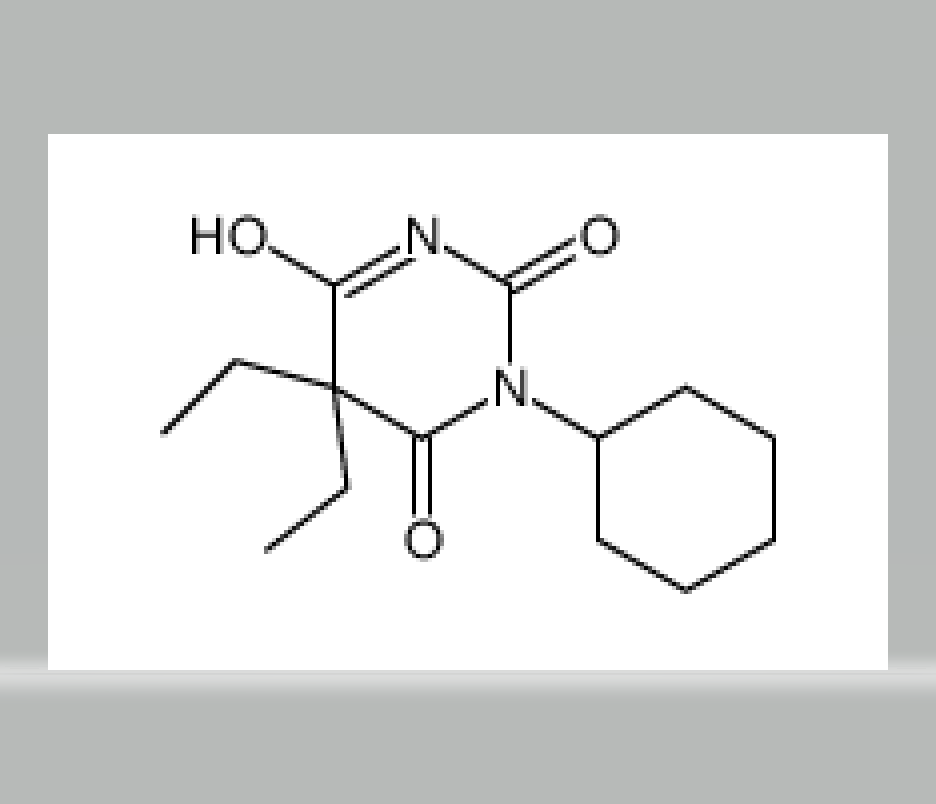 1-cyclohexyl-5,5-diethylbarbituric acid,1-cyclohexyl-5,5-diethylbarbituric acid