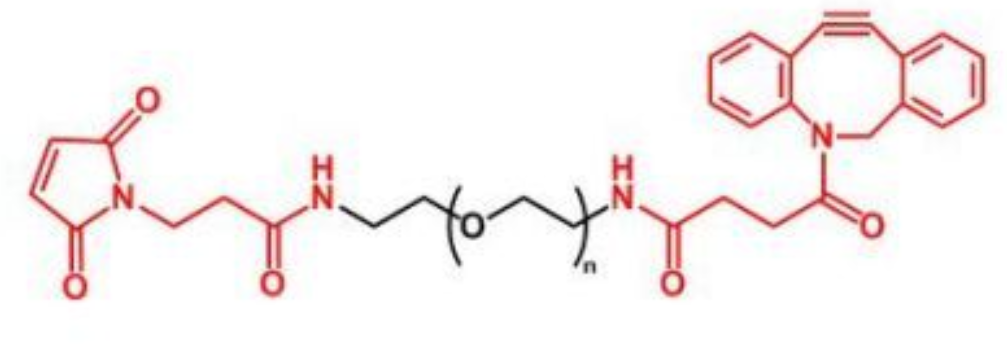 马来酰亚胺聚乙二醇二苯基环辛炔,MAL-PEG-DBCO
