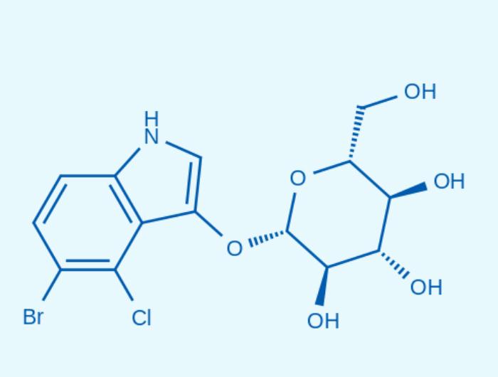 5-溴-4-氯-3-吲哚-β-D-吡喃葡糖苷,5-Bromo-4-chloro-3-indolyl β-D-glucopyranoside