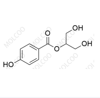 对羟基苯甲酸甘油酯2（布瓦西坦杂质）,1,3-dihydroxypropan-2-yl 4-hydroxybenzoate