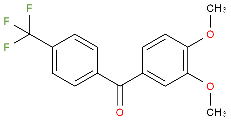 4-三氟甲基-3，4-二甲氧基二苯甲酮,4'-trifluoromethyl-3,4-dimethoxybenzophenone