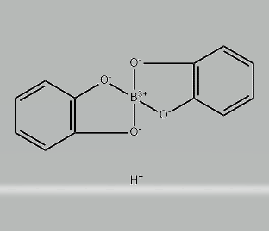 hydrogen bis[benzene-1,2-diolato(2-)-O,O']borate(1-),hydrogen bis[benzene-1,2-diolato(2-)-O,O']borate(1-)