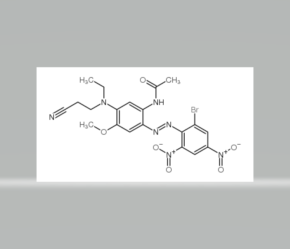 N-[2-[(2-溴-4,6-二硝基苯基)偶氮]-5-[(2-氰乙基)乙氨基]-4-甲氧苯基]乙酰胺,N-[2-[(2-bromo-4,6-dinitrophenyl)azo]-5-[(2-cyanoethyl)ethylamino]-4-methoxyphenyl]acetamide