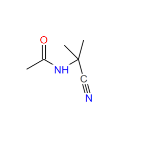 2-甲基-2-乙酰氨基丙腈,N-(1-Cyano-1-methylethyl)acetamide