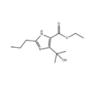 4-(1-羟基-1-甲基乙基)-2-丙基-1H-咪唑-5-羧酸乙酯;咪唑单酯