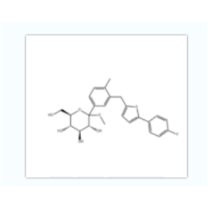 甲基 1-C-[3-[[5-(4-氟苯基)-2-噻吩基]甲基]-4-甲基苯基]-D-吡喃葡萄糖苷