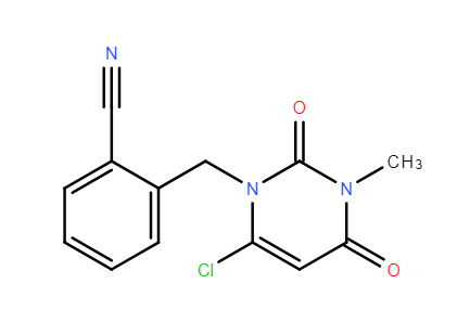 2-[(6-氯-3,4-二氢-3-甲基-2,4-二氧代-1(2H)-嘧啶基)甲基]苯甲腈,2-[(6-Chloro-3,4-dihydro-3-Methyl-2,4-dioxo-1(2h)-pyriMidinyl)Methyl]benzonitrile