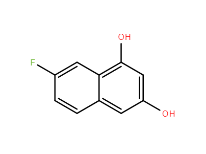 7-氟-1,3-萘二醇,1,3-Naphthalenediol, 7-fluoro-