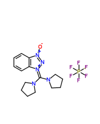 HBPYU O-(苯并三唑-1-基)-N,N,N',N'-二吡咯基脲六氟磷酸酯,(Benzotriazol-1-yloxy)dipyrrolidinocarbenium hexafluorophosphate