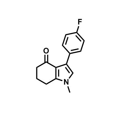 3-(4-氟苯基)-1-甲基-6,7-二氢-1H-吲哚-4(5H)-酮,3-(4-Fluorophenyl)-1-methyl-6,7-dihydro-1H-indol-4(5H)-one