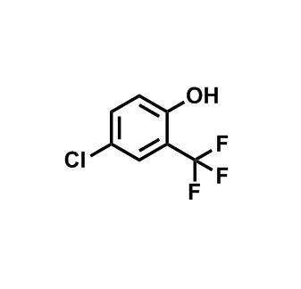 2-三氟甲基-4-氯苯酚,4-Chloro-2-(trifluoromethyl)phenol