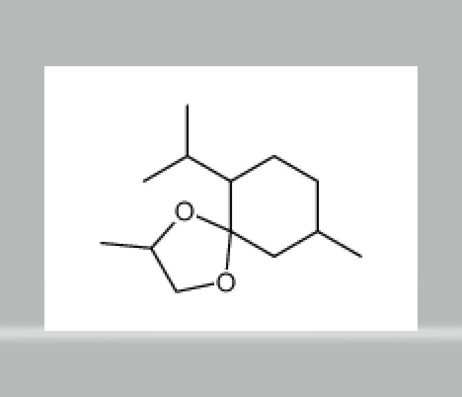 2,9-dimethyl-6-(1-methylethyl)-1,4-dioxaspiro[4.5]decane,2,9-dimethyl-6-(1-methylethyl)-1,4-dioxaspiro[4.5]decane