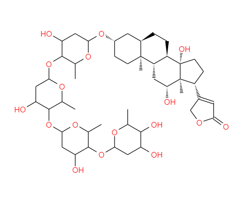 毛地黄毒苷-TETRA-毛地黄毒糖苷,Digoxigenin Tetradigitoxoside