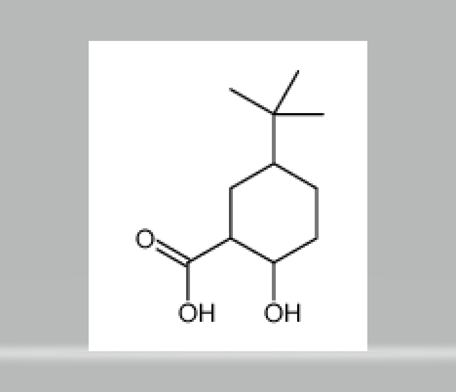 (1alpha,2beta,5alpha)-5-(1,1-dimethylethyl)-2-hydroxycyclohexanecarboxylic acid,(1alpha,2beta,5alpha)-5-(1,1-dimethylethyl)-2-hydroxycyclohexanecarboxylic acid