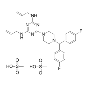 甲磺酸阿米三嗪,almitrine dimesylate