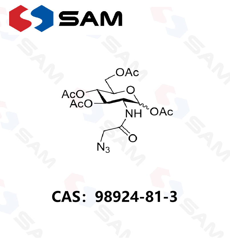 2-[(叠氮乙酰基)氨基]-2-脱氧-D-吡喃葡萄糖 1,3,4,6-四乙酸酯,2-[(Azidoacetyl)amino]-2-deoxy-D-glucopyranose 1,3,4,6-tetraacetate