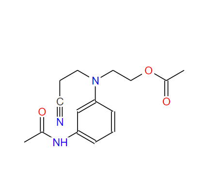 N-乙酰氧乙基-N-氰乙基间氨基乙酰苯胺,2-[(3-acetamidophenyl)(2-cyanoethyl)amino]ethyl acetate