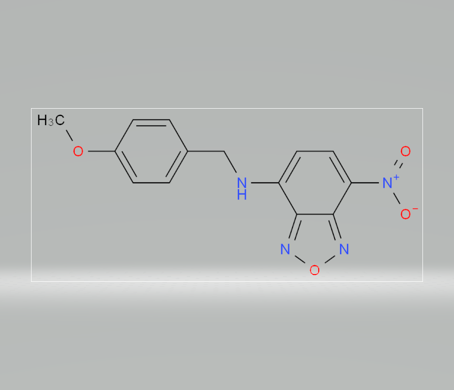 4-(对甲氧基苄氨基)-7-硝基-2,1,3-苯并噁二唑,MBD