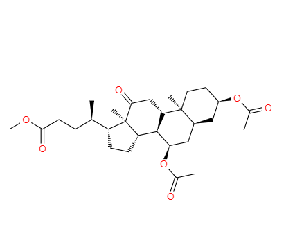 methyl 3-alpha,7-alpha-diacetoxy-12-oxo-5-beta-cholan-24-oate,methyl 3-alpha,7-alpha-diacetoxy-12-oxo-5-beta-cholan-24-oate