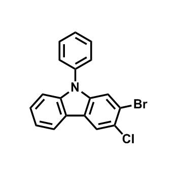 9H-Carbazole, 2-bromo-3-chloro-9-phenyl-