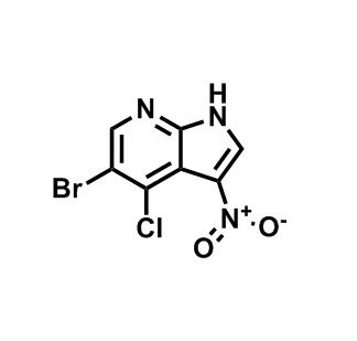 5-溴-4-氯-3-硝基-1H吡咯并[2,3-B]吡啶,5-bromo-4-chloro-3-nitro-1H-pyrrolo[2,3-b]pyridine