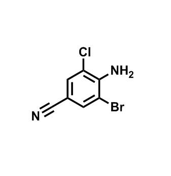 4-氨基-3-溴-5-氯苯甲腈,4-Amino-3-bromo-5-chlorobenzonitrile