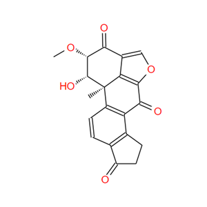 绿毛菌素,[1S-(1alpha,2alpha,11balpha)]-1,7,8,11b-tetrahydro-1-hydroxy-2-methoxy-11b-methylcyclopenta[7,8]phenanthro[10,1-bc]furan-3,6,9(2H)-trione